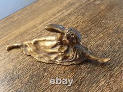Sculpture Bronze Art Nouveau Érotique Le grand Écart Danseuse The French cancan