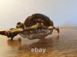 Sculpture Bronze Art Nouveau Érotique Le grand Écart Danseuse The French cancan