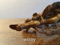 Sculpture Bronze Art Nouveau Érotique Le grand Écart Danseuse The French cancan