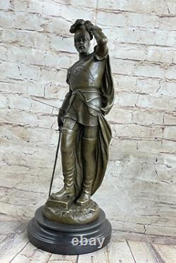 Sculpture De Gladiateur Romain En Bronze Art Déco Figurine Statue À Vendre