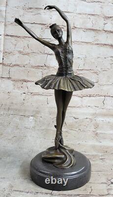 Sculpture En Bronze Art Déco De Danseuse Gipsy Chiparus 13 Ballerine Fille Sexy