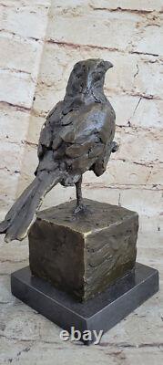 Sculpture En Bronze D'Art Déco D'Oiseau Pigeon Milo Abstrait Moderne Cadeau