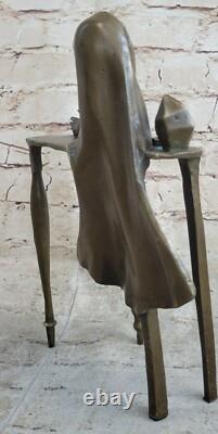 Sculpture En Bronze Dali Art Abstrait Moderne Statue Art Déco Vente