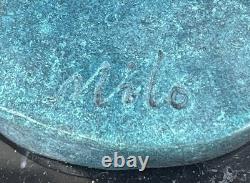 Sculpture En Bronze De Cheval Tang En Marbre, Ouvre D'Art Moderne Abstraite