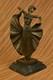 Sculpture En Bronze De Danseuse Art Déco Par Chiparus Figurine Statue En Marbre