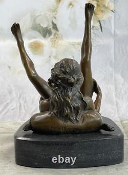 Sculpture En Bronze De Femme Nue Art Érotique Abstrait Statue Décor Femme Nue
