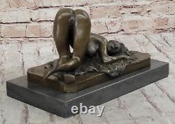 Sculpture En Bronze De Femme Nue Art Érotique Abstrait Statue Décor Femme Nue