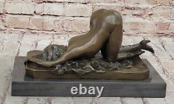 Sculpture En Bronze De Femme Nue Art Érotique Abstrait Statue Décor Femme Nue