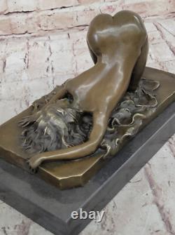 Sculpture En Bronze De Femme Nue Art Érotique Abstrait Statue Décor Femme Nue