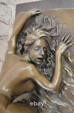 Sculpture En Bronze De Femme Nue Art Érotique Abstrait Statue Décor Femme Nue