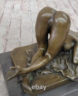 Sculpture En Bronze De Femme Nue Art Érotique Abstrait Statue Décor Femme Nue