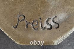 Sculpture En Bronze De Femme Nue Art Érotique Abstrait Statue Décor Femme Nue