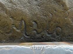 Sculpture En Bronze Rhinocéros Avec Corne Signée Originale Style Art Déco Offre