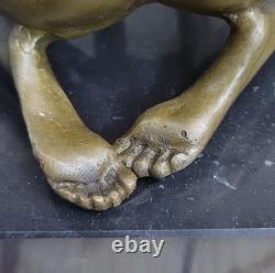 Sculpture En Bronze Statue Signée Odegaard Art Abstrait Moderne Femme Nue Sculpture En Bronze Statue Signée Odegaard Art Abstrait Moderne Femme Nue