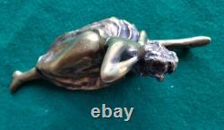 Sculpture Érotique En Bronze Art Nouveau 19ème La Goulue French-cancan