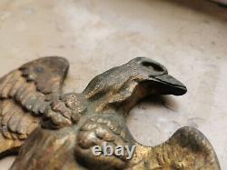 Sculpture Ornement Bronze Doré Aigle Impérial Empereur Napoléon Collector Art