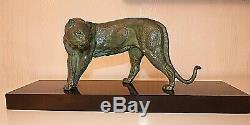 Sculpture Periode Art Deco /bronze / Panthere / Rochard