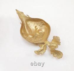 Sculpture Vide-poche Bronze de Vienne signé Bergmann GESCHÜTZT Art Nouveau Vénus