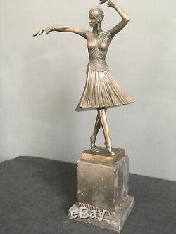 Sculpture bronze Art déco Demetre CHIPARUS Danseuse russe
