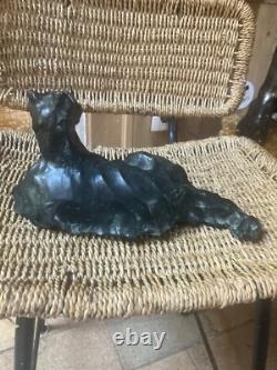 Sculpture bronze animalier art deco 1930 signe