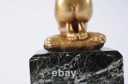 Sculpture en bronze Art Nouveau signée Paul Ponsard