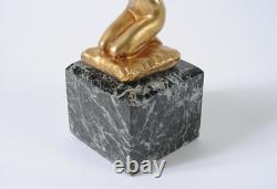 Sculpture en bronze Art Nouveau signée Paul Ponsard