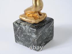 Sculpture en bronze Art Nouveau signée Paul Ponsard