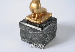 Sculpture en bronze Art Nouveau signée Paul Ponsard