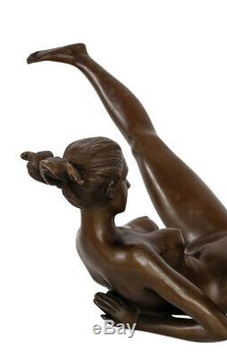 Sculpture en bronze érotisme art style antique statue 32cm