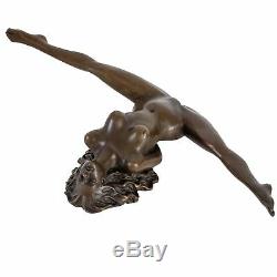 Sculpture érotisme art en bronze style antique statue 22cm