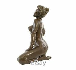 Sculpture érotisme art en bronze style antique statue femme 65cm