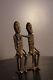 Sculpture Figurine Couple Priomordial En Bronze Dogon Art Premier Africain Mali