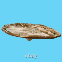 Sculpture plateau plat bronze Art nouveau E. Seraphin Vernier décoration