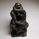 Sculpture Statue Bronze Reproduction Le Baiser Rodin Vintage Art France N7817