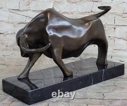 Signée Truffot Abstrait Art Moderne Bul Statue Bronze Figurine Sculpture