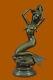 Sirène Mer Nautique Bronze Sculpture Statue Figurine Par Lost Cire Méthode Art T