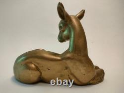 Statue Sculpture Animaliere Bronze Animalier Chevreau Art Deco 1930
