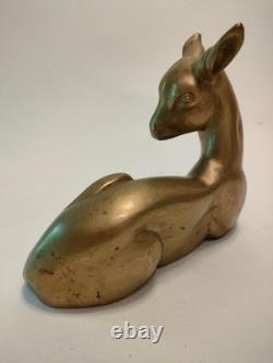 Statue Sculpture Animaliere Bronze Animalier Chevreau Art Deco 1930