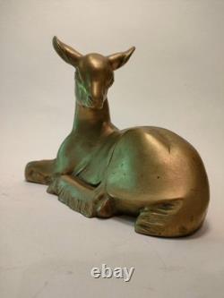 Statue Sculpture Animaliere Bronze Animalier Chevreau Art Deco 1930