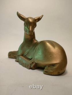 Statue Sculpture Animaliere Bronze Animalier Chevreau Art Deco 1930