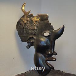 Statue Sculpture Bronze Afrique Art Africain