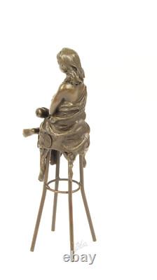 Statue Sculpture Bronze Art Déco Nouveau Femme Tabouret Bar DSBJ-12 Moderne Statue Sculpture Bronze Art Déco Nouveau Femme Tabouret Bar DSBJ-12 Moderne