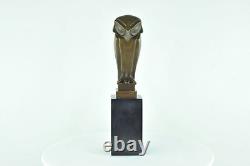 Statue Sculpture Chouette Hibou Oiseau Animalier Style Art Deco Style Art Nouvea