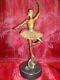 Statue Sculpture Danseuse Classique Opera Style Art Deco Style Art Nouveau Bronz