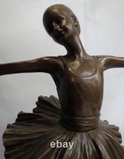 Statue Sculpture Danseuse Classique Opera Style Art Deco Style Art Nouveau Bronz