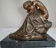 Statue Sculpture Demoiselle Nue Sexy Style Art Deco Style Art Nouveau Bronze Mas