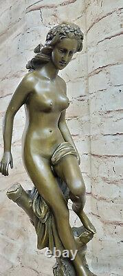 Statue Sculpture Diane Chasseresse Art Déco Style Nouveau Bronze