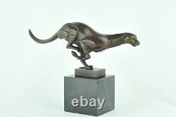 Statue Sculpture Guepard Animalier Style Art Deco Style Art Nouveau Bronze massi