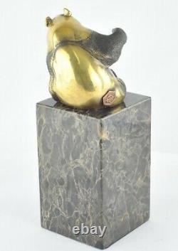 Statue Sculpture Panda Animalier Style Art Deco Style Art Nouveau Bronze massif