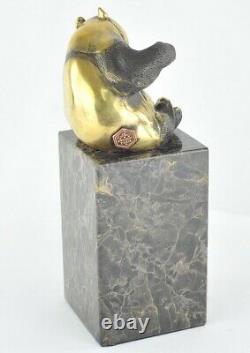 Statue Sculpture Panda Animalier Style Art Deco Style Art Nouveau Bronze massif